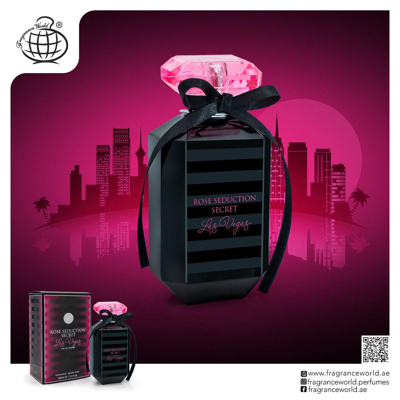 Fragrance World rožė Seduction Secret Las Vegas parfumuotas vanduo Moterims 100ml