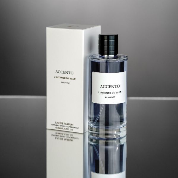 L'intense De Blue Accento parfumuotas vanduo unisex - Karališkieji kvepalai L`Intense De Blue Perfume