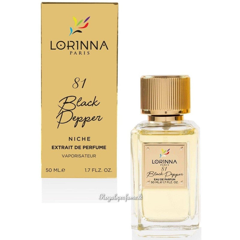 Lorinna Black Pepper Extrait De Perfume unisex 50 ml - Royal kvepalai LORINNA Perfume