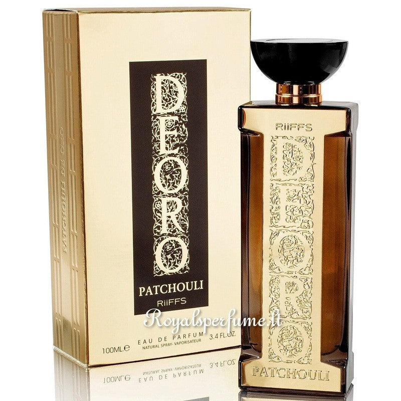 RIIFFS Deoro Patchouli parfumuotas vanduo vyrams 100ml - Royal kvepalai RIIFFS Perfume